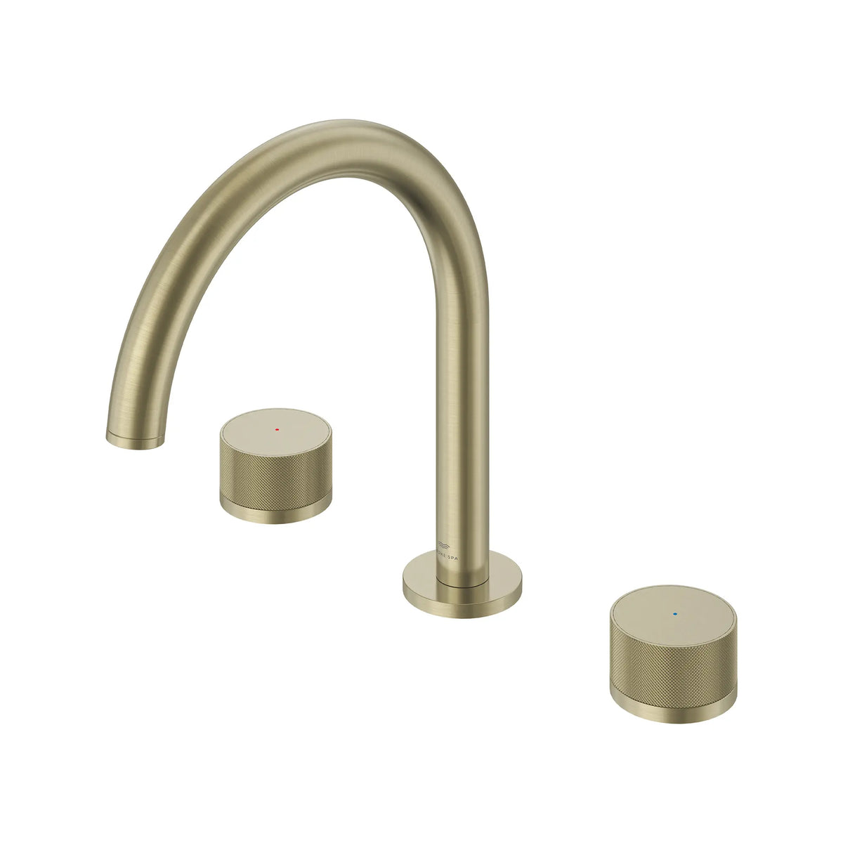 Atrio Private Collection 3-Hole 2-Handle Deck Mount Roman Tub Faucet with Knob Handles // BRUSHED NICKEL INFINITYFINISH // 288863_Atrio_SiloLeft_105365EN00_0001_JUNE2026_0_CDNwebp.webp