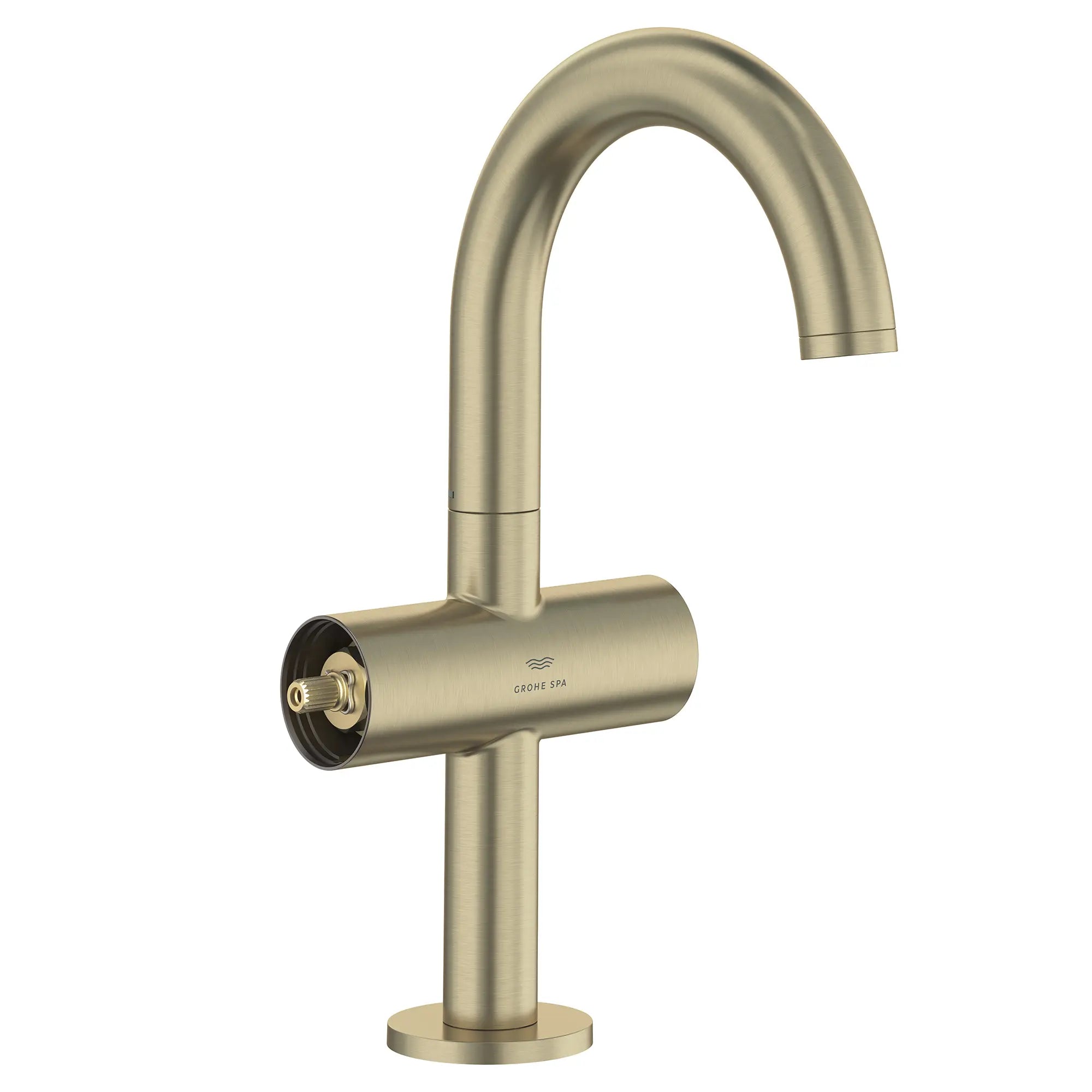 Atrio Single Hole Two-Handle M-Size Bathroom Faucet without Handles, 1.2 GPM (4.5 L/min) // BRUSHED NICKEL INFINITYFINISH // 289254_Atrio_PC_SiloRight_21148EN00_48458EN00_0002_JANUARY2026_0_CDNwebp.webp