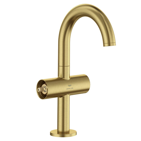 Atrio Single Hole Two-Handle M-Size Bathroom Faucet without Handles, 1.2 GPM (4.5 L/min) - Brushed Cool Sunrise