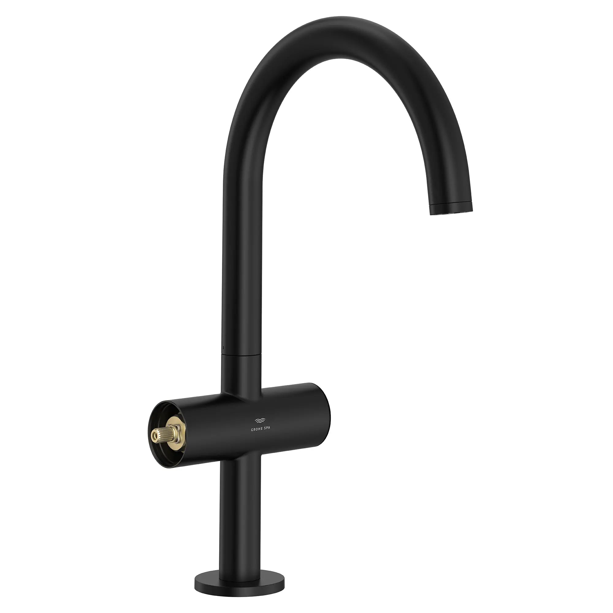 Atrio Single Hole Two-Handle L-Size Bathroom Faucet without Handles, 1.2 GPM (4.5 L/min) // MATTE BLACK // 289260_Atrio_PC_SiloRight_211462430_484582430_0002_JANUARY2026_0_CDNwebp.webp