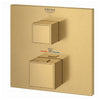 [24157GN0] Grohtherm Cube Single Function 2-Handle Thermostatic Valve Trim - GROHE StarLight Chrome