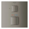 [24157AL0] Grohtherm Cube Single Function 2-Handle Thermostatic Valve Trim - GROHE StarLight Chrome