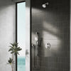 [26761002] Tempesta Round 110 24" Shower Rail Set, 3-Spray, 1.75 GPM (6.6 L/min) - GROHE StarLight Chrome