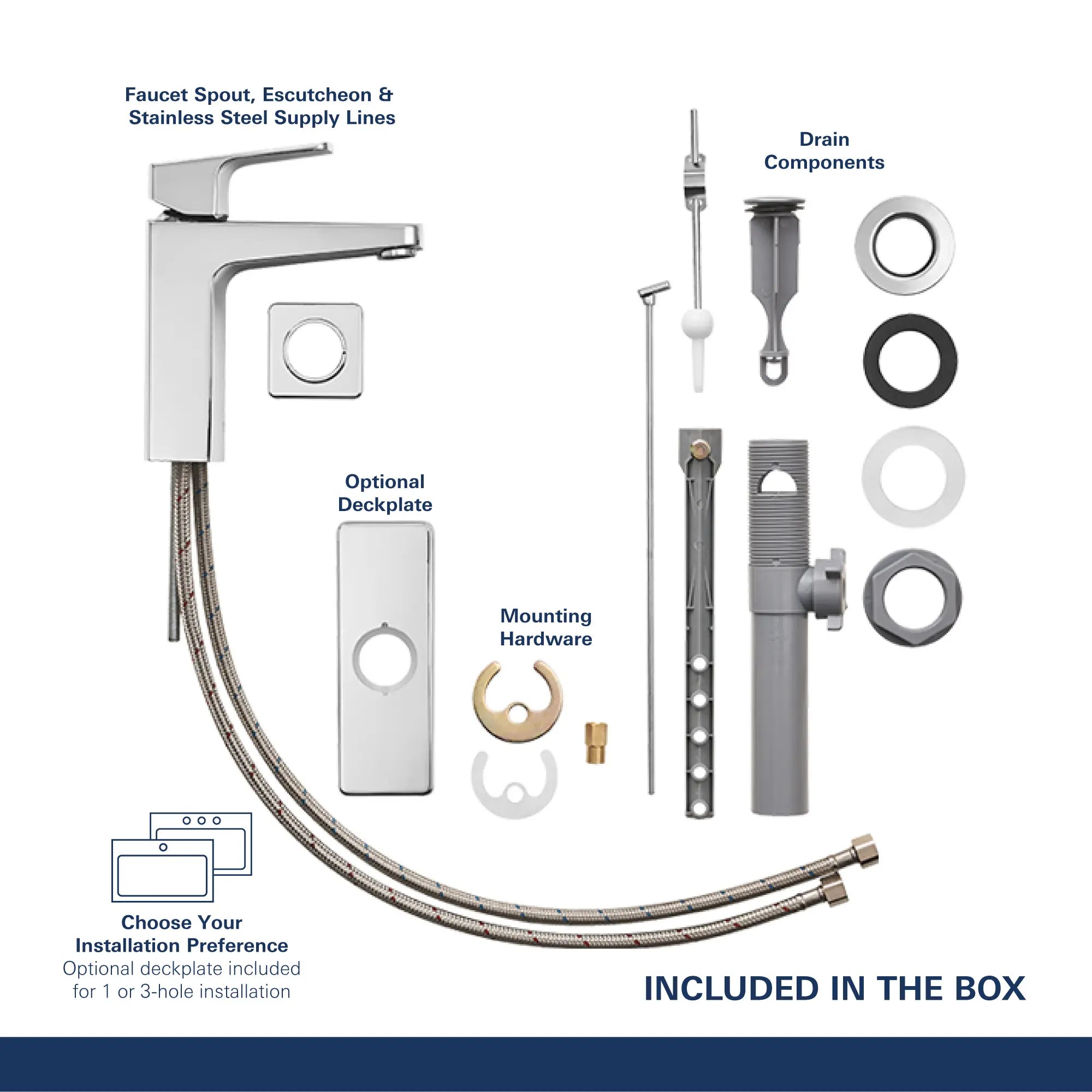 Tallinn Single Hole Single-Handle Bathroom Faucet, 1.2 GPM (4.5 L/min) // GROHE STARLIGHT CHROME // 43248_Tallinn_4inch_Single_Handle_Bath_Faucet_23838000_Infographic2_0_CDNwebp.webp