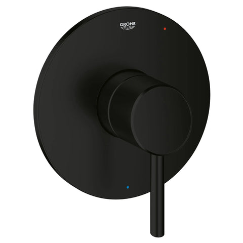 Pressure Balance Valve Trim with Cartridge - Matte Black