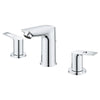 [20225001] 8-Inch Widespread 2-Handle M-Size Bathroom Faucet, 1.2 GPM (4.5 L/min) - GROHE StarLight Chrome