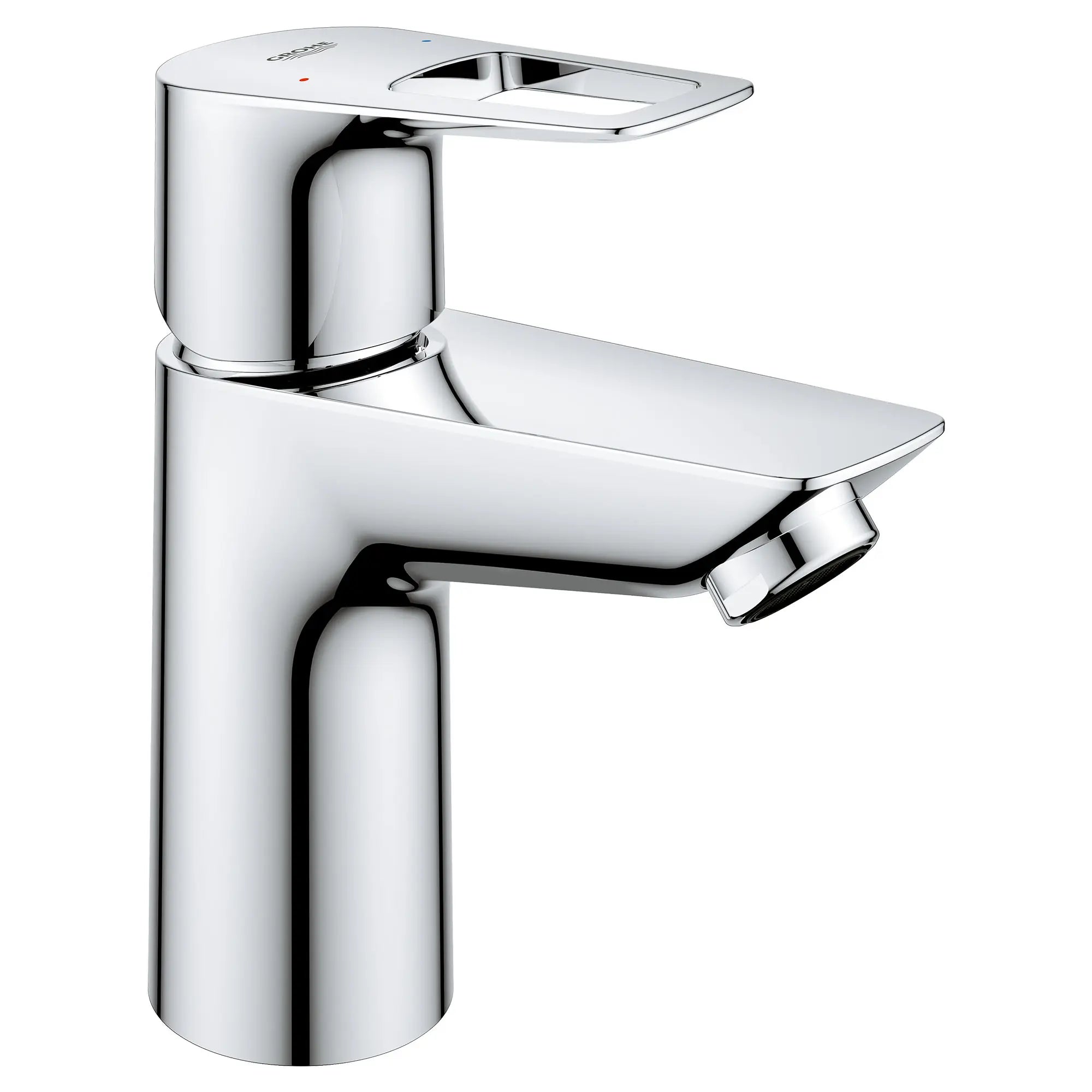 Single Hole Single-Handle S-Size Bathroom Faucet, 1.2 GPM (4.5 L/min) Less Drain // GROHE STARLIGHT CHROME // 49386_23085001_0_CDNwebp.webp