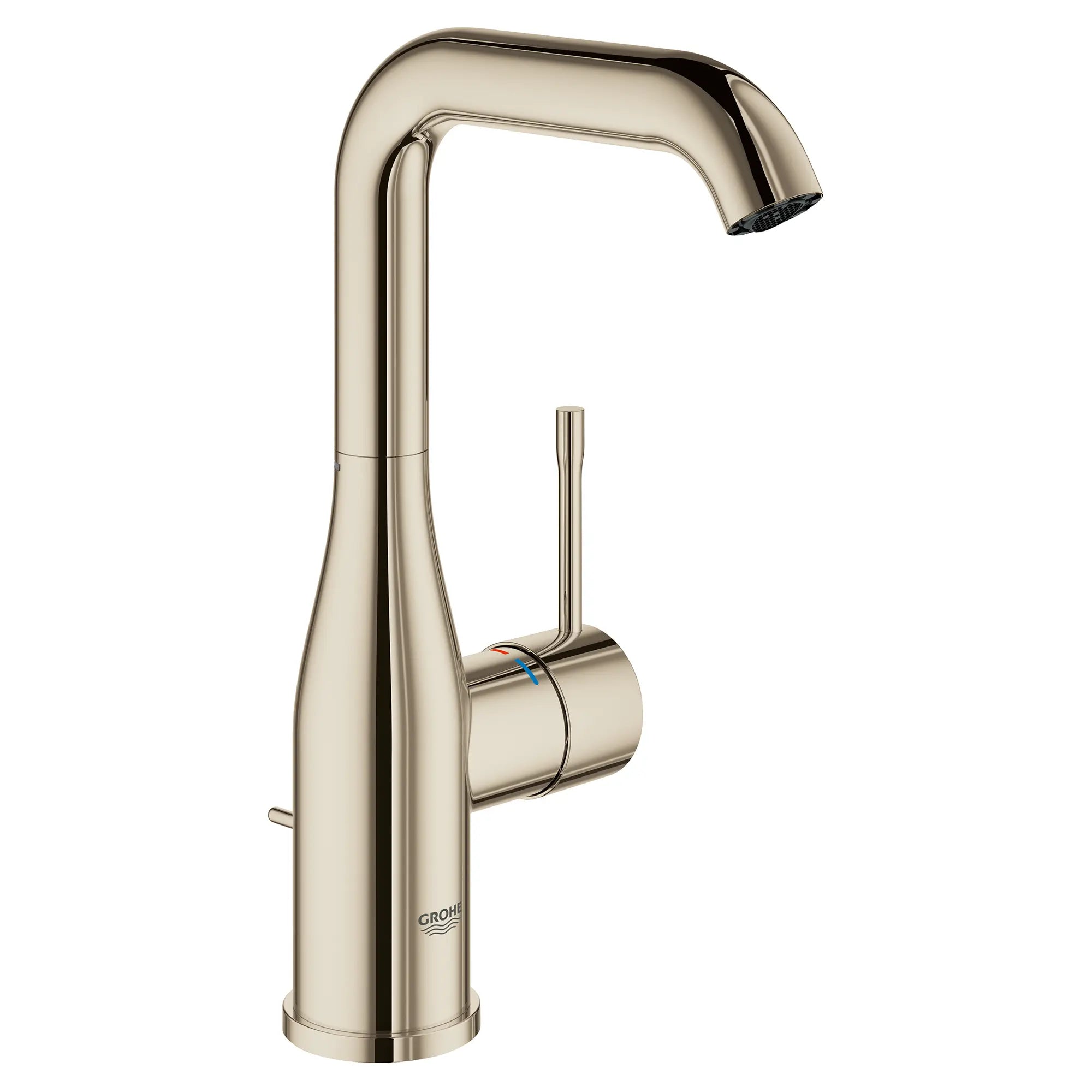 Single Hole Single-Handle L-Size Bathroom Faucet, 1.2 GPM (4.5 L/min) // POLISHED NICKEL INFINITYFINISH // 49449_23486BEA_0_CDNwebp.webp