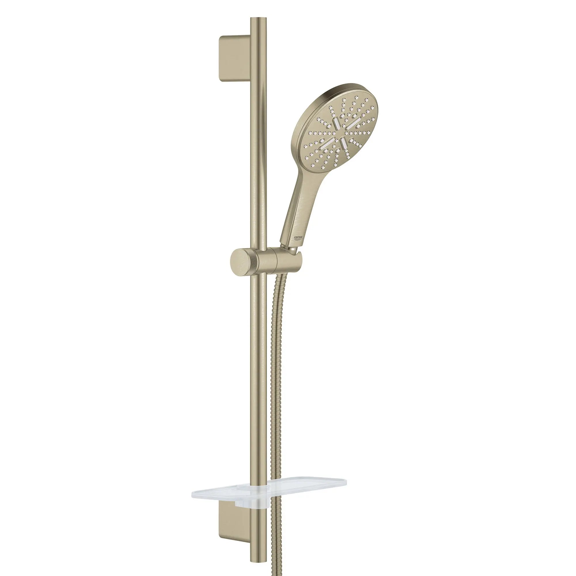 24" Shower Slide Bar Kit - 3 Sprays, 1.75 gpm (6.6 L/min) // BRUSHED NICKEL INFINITYFINISH // 50709_26547EN0_0_CDNwebp.webp