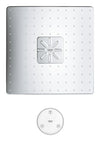[26645000] Shower Head with Remote, 12" - 2 Sprays, 1.75 GPM (6.6 L/min) - GROHE StarLight Chrome