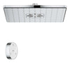 [26645000] Shower Head with Remote, 12" - 2 Sprays, 1.75 GPM (6.6 L/min) - GROHE StarLight Chrome