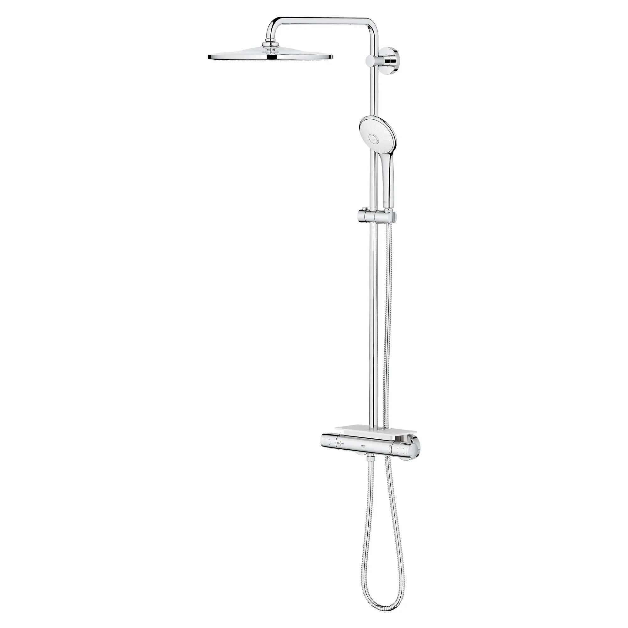 310 CoolTouch Thermostatic Shower System, 1.75 gpm (6.6 L/min) // GROHE STARLIGHT CHROME // 51029_26726000_2_0_CDNwebp.webp