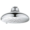 [26789000] Shower Head, 6-1/2" - 3 Sprays, 1.75 GPM (6.6 L/min) - GROHE StarLight Chrome