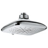 [26797000] Shower Head, 6-1/2" - 3 Sprays, 1.75 GPM (6.6 L/min) - GROHE StarLight Chrome