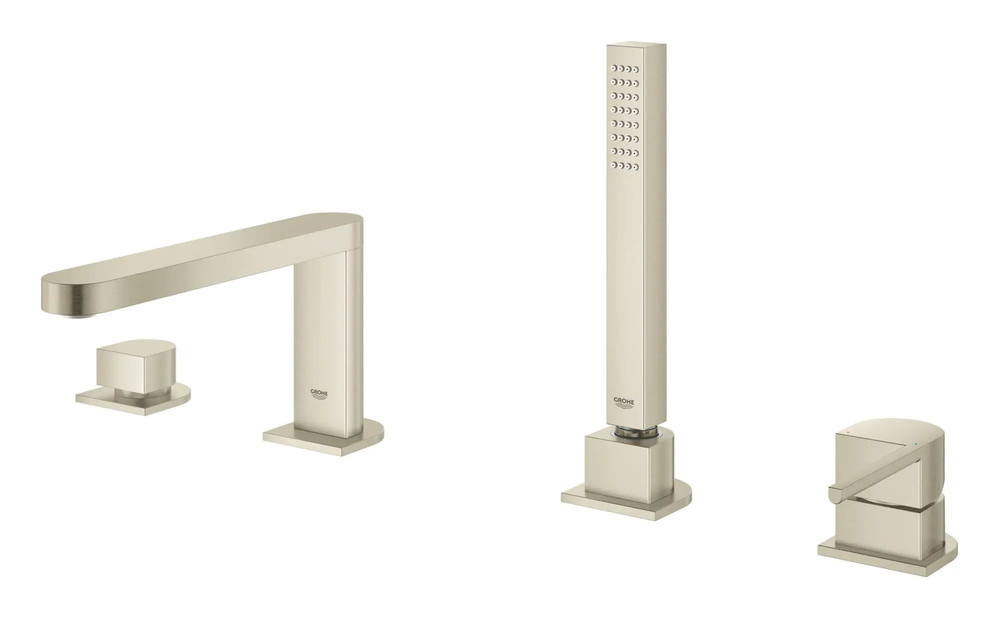 4-Hole Single-Handle Deck Mount Roman Tub Faucet with 1.75 GPM (6.6 L/min) Hand Shower // BRUSHED NICKEL INFINITYFINISH // 52482_29307EN3_1_0_CDNwebp.webp