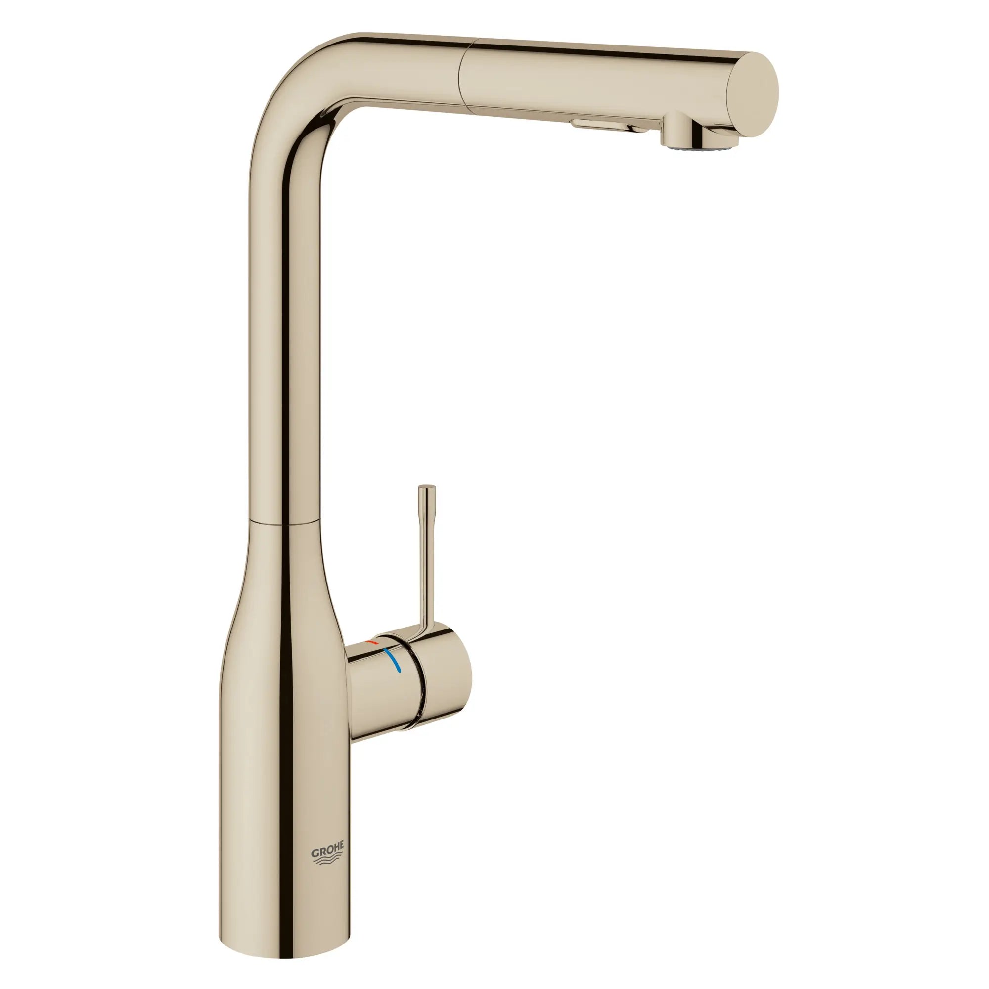 Essence Single-Handle Pull-Out Kitchen Faucet Dual Spray 1.75 GPM (6.6 L/min) // POLISHED NICKEL INFINITYFINISH // 53056_30271BE0_1_CDNwebp.webp