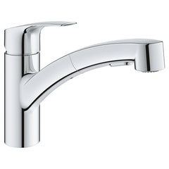 [30306001] Eurosmart Single-Handle Dual Spray Pull-Out Kitchen Faucet 1.75 gpm (6.6 L/min) - GROHE StarLight Chrome