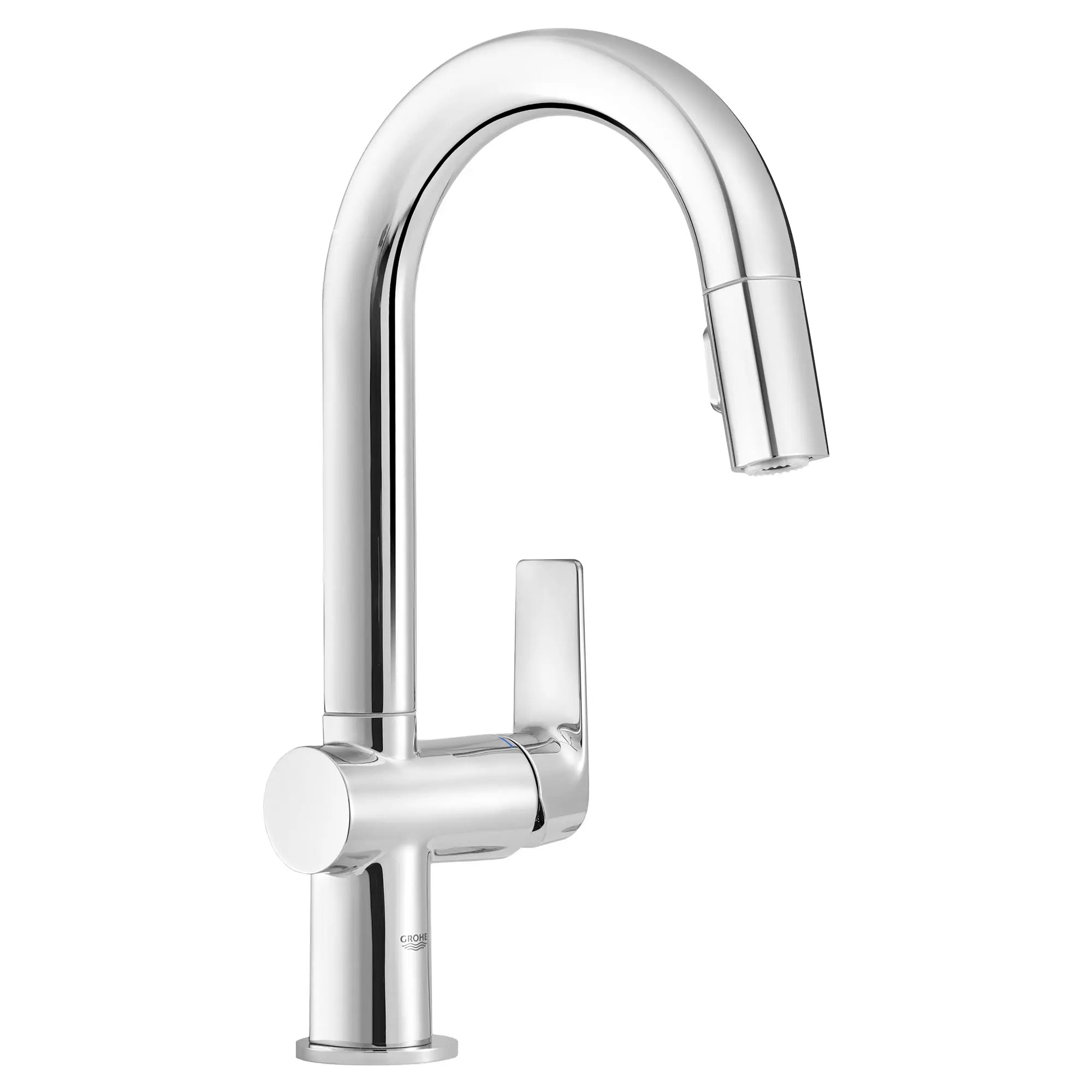 Single-Handle Pull Down Dual Spray Bar Faucet 1.75 GPM (6.6 L/min) // GROHE STARLIGHT CHROME // 53174_30378000_0_CDNwebp.webp