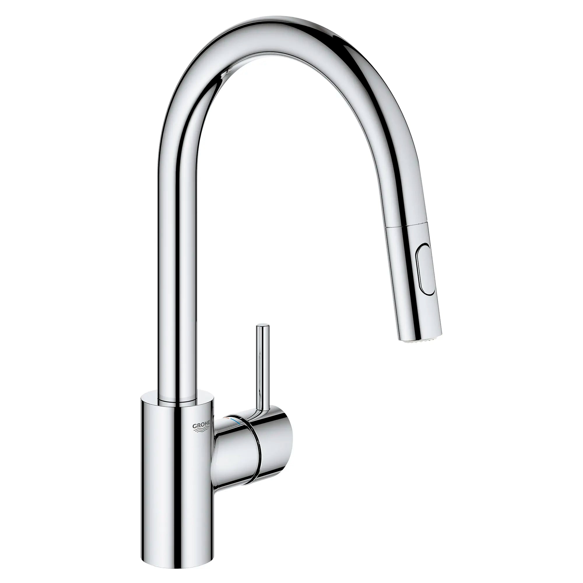 Concetto Single-Handle Pull Down Kitchen Faucet Dual Spray 1.5 GPM (5.7 L/min) // GROHE STARLIGHT CHROME // 53585_3134910E_0_CDNwebp.webp