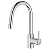 [3134910E] Concetto Single-Handle Pull Down Kitchen Faucet Dual Spray 1.5 GPM (5.7 L/min) - SuperSteel InfinityFinish