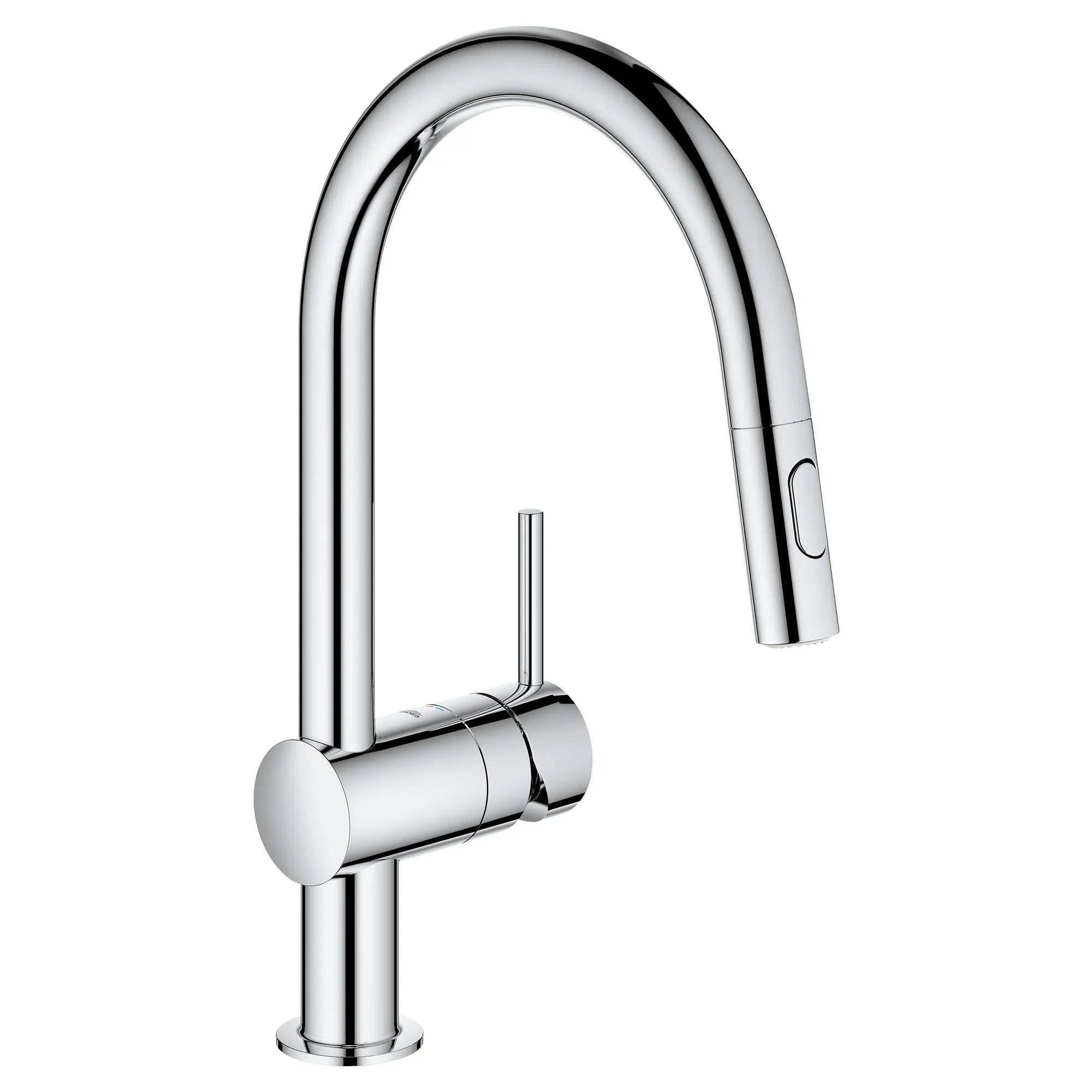 Minta Single-Handle Pull-Down Kitchen Faucet Dual Spray 1.75 GPM (6.6 L/min) // GROHE STARLIGHT CHROME // 53594_31378003_0_CDNwebp.webp