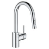 [31479001] Concetto Single-Handle Pull Down Prep Faucet 1.75 GPM (6.6 L/min) - GROHE StarLight Chrome