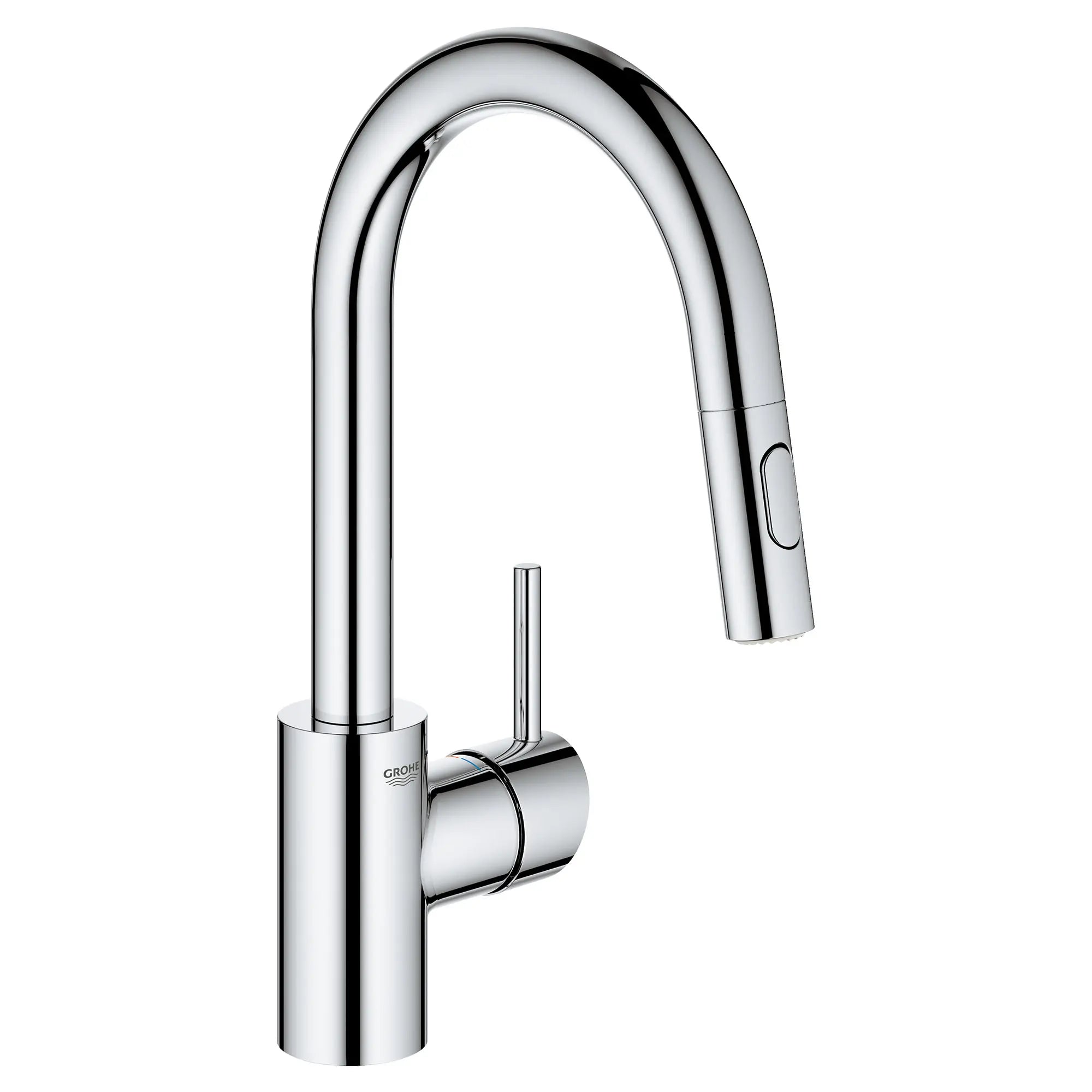 Concetto Single-Handle Pull Down Prep Faucet 1.75 GPM (6.6 L/min) // GROHE STARLIGHT CHROME // 53605_31479001_0_CDNwebp.webp