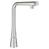 [31559DC2] GROHE Zedra SmartControl Pull-Out Single Spray Kitchen Faucet 1.75 GPM (6.6 L/min) - GROHE StarLight Chrome