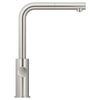[31608DC2] GROHE Blue Single-Handle Pull-Out Kitchen Faucet Single Spray 1.75 GPM (6.6 L/min) with Chilled & Sparkling Water - GROHE StarLight Chrome