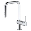 [32319003] Minta Single-Handle Pull Down Kitchen Faucet Dual Spray 1.75 GPM (6.6 L/min) - GROHE StarLight Chrome