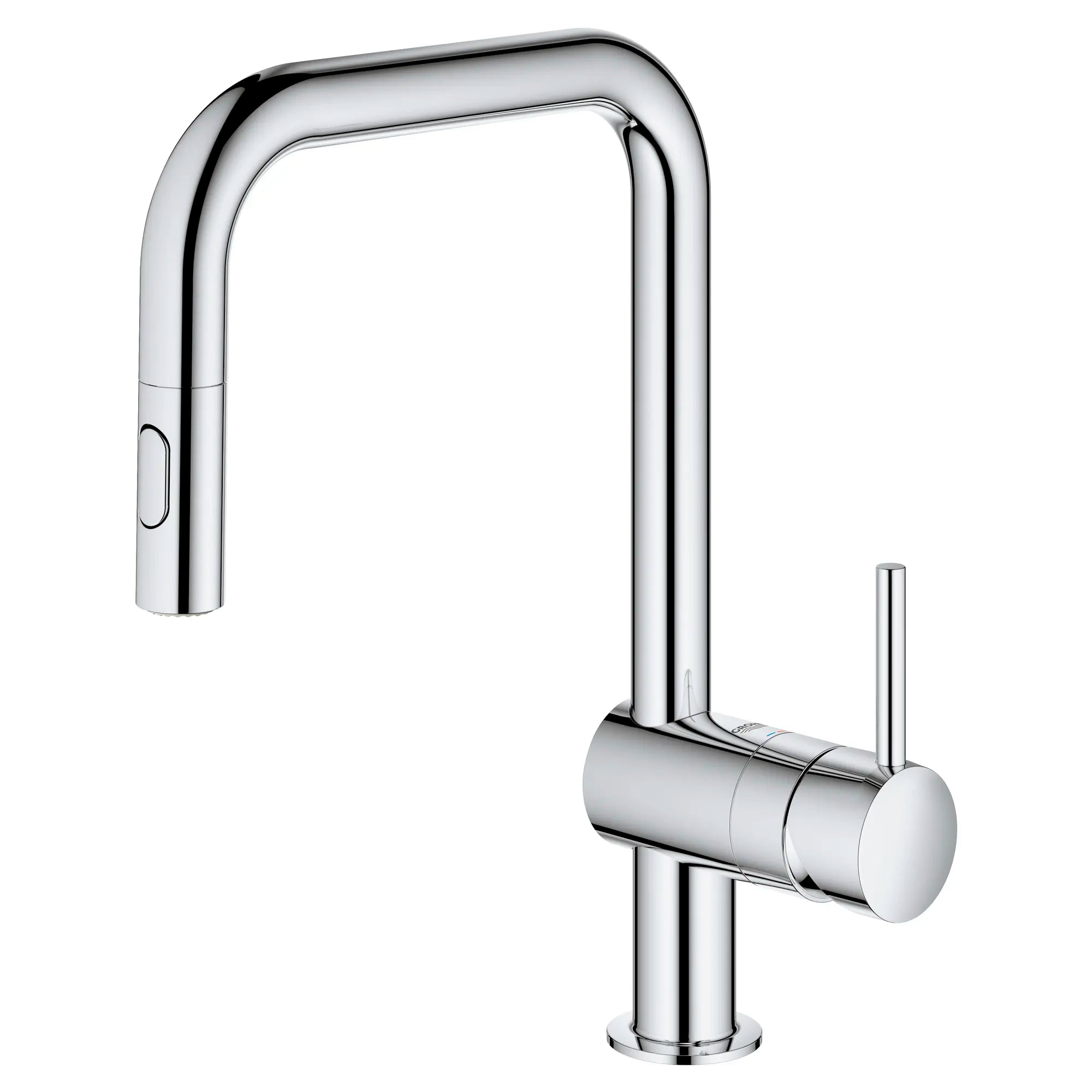 Minta Single-Handle Pull Down Kitchen Faucet Dual Spray 1.75 GPM (6.6 L/min) // GROHE STARLIGHT CHROME // 53851_32319003_1_0_CDNwebp.webp