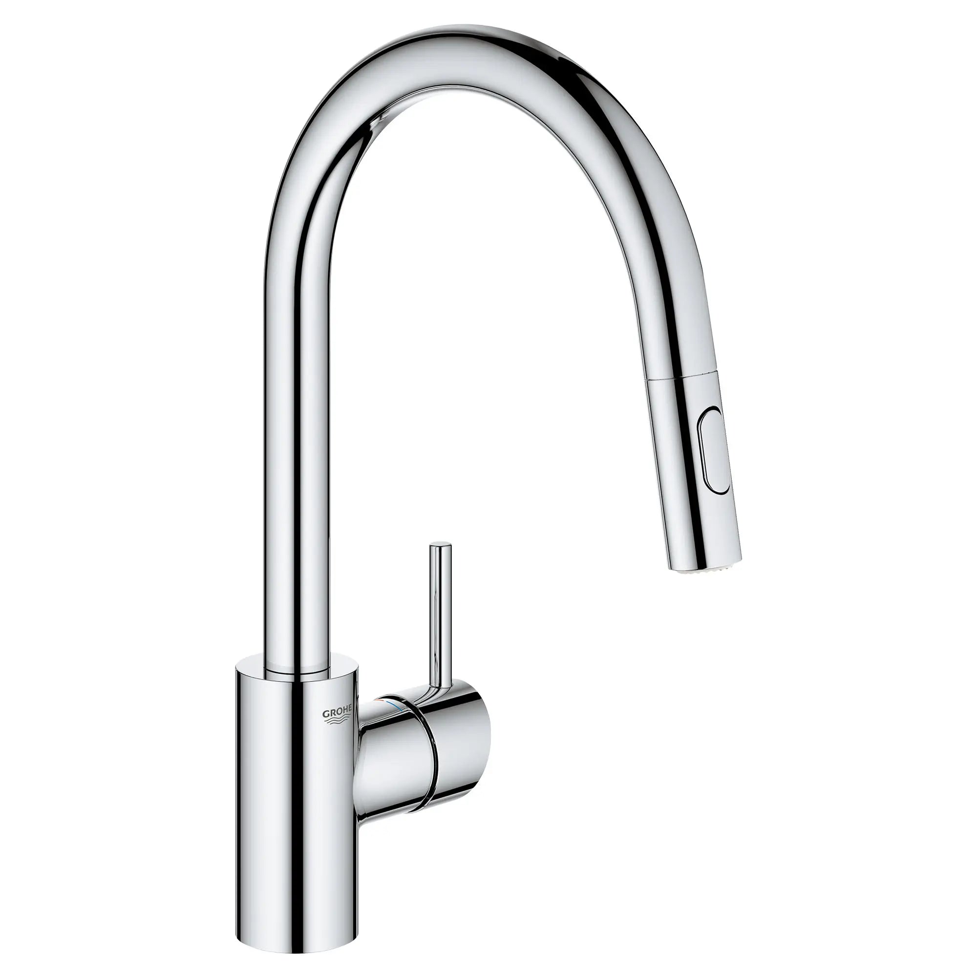 Concetto Single-Handle Pull-Down Kitchen Faucet Dual Spray 1.75 GPM (6.6 L/min) // GROHE STARLIGHT CHROME // 53947_32665003_0_CDNwebp.webp