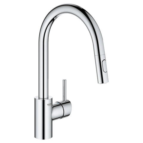Concetto Single-Handle Pull-Down Kitchen Faucet Dual Spray 1.75 GPM (6.6 L/min) - GROHE StarLight Chrome