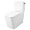 [39663000] Two-piece Right Height Elongated Toilet with seat, Right-Hand Trip Lever - Alpine White