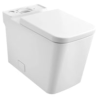 [39664000] Eurocube Right Height Elongated Toilet Bowl with Seat Less Tank - Alpine White
