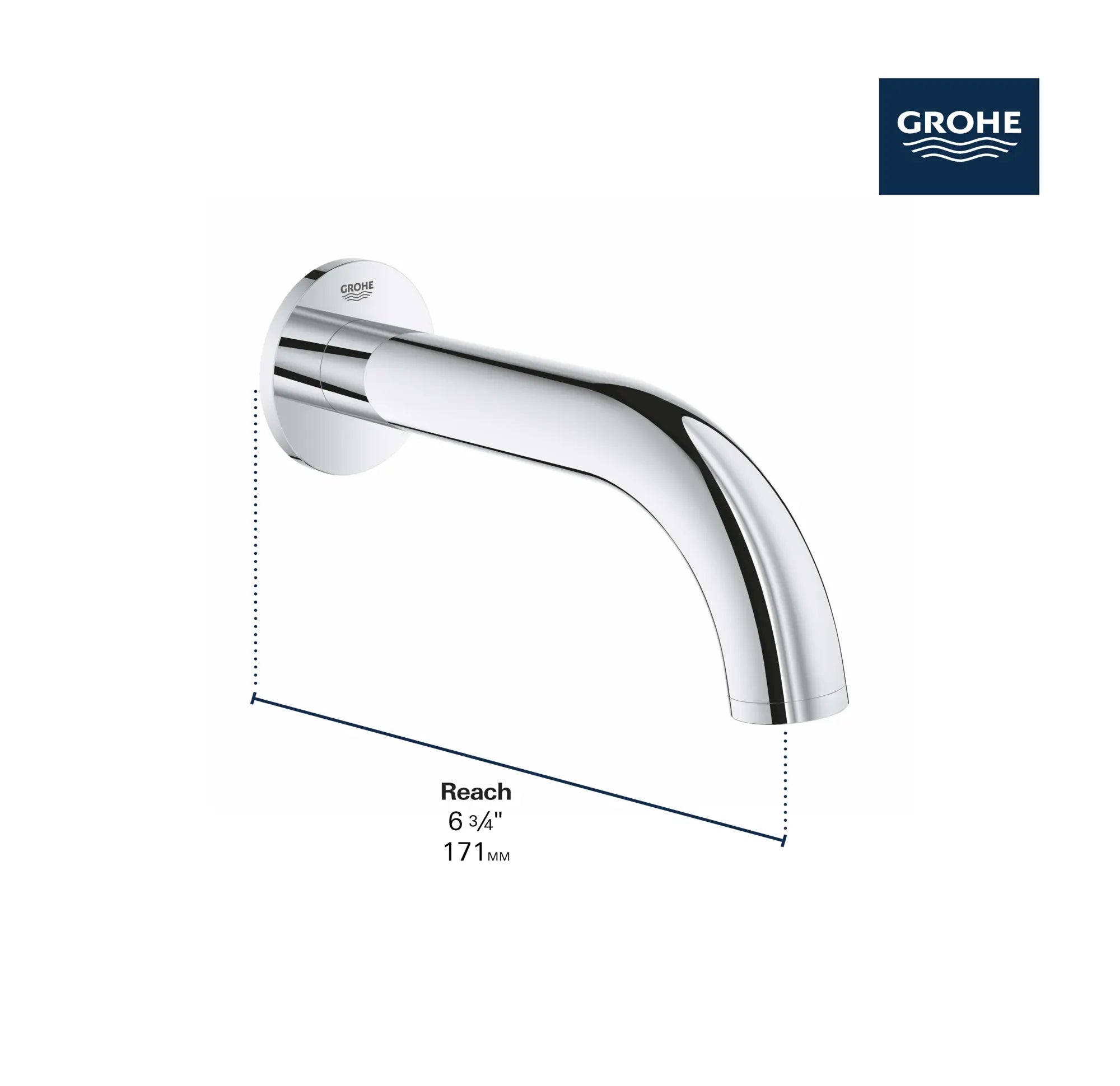 Tub Spout // GROHE STARLIGHT CHROME // 68494_GROHE_Atrio_Tub_Spout_Dimensional_13164_3_Infographics_1_0_CDNwebp.webp