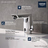 [36466000] E Touchless Electronic Faucet with Temperature Control Lever, Battery-Powered - GROHE StarLight Chrome
