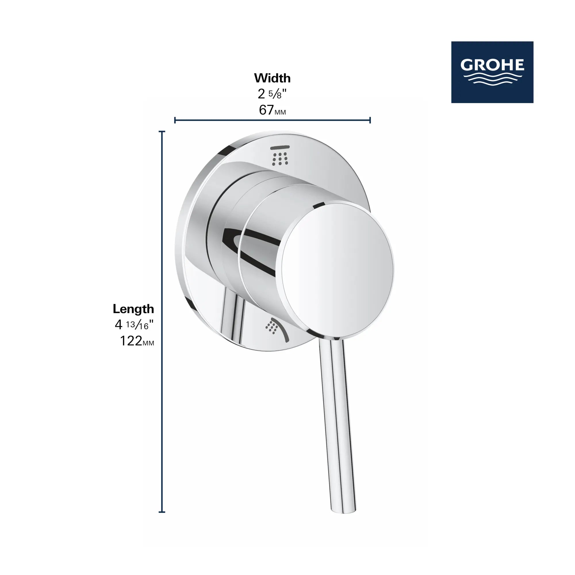 2-Way Diverter Trim // GROHE STARLIGHT CHROME // 68571_GROHE_Concetto_Bath_Trims_29108_1_Infographics_2_0_CDNwebp.webp