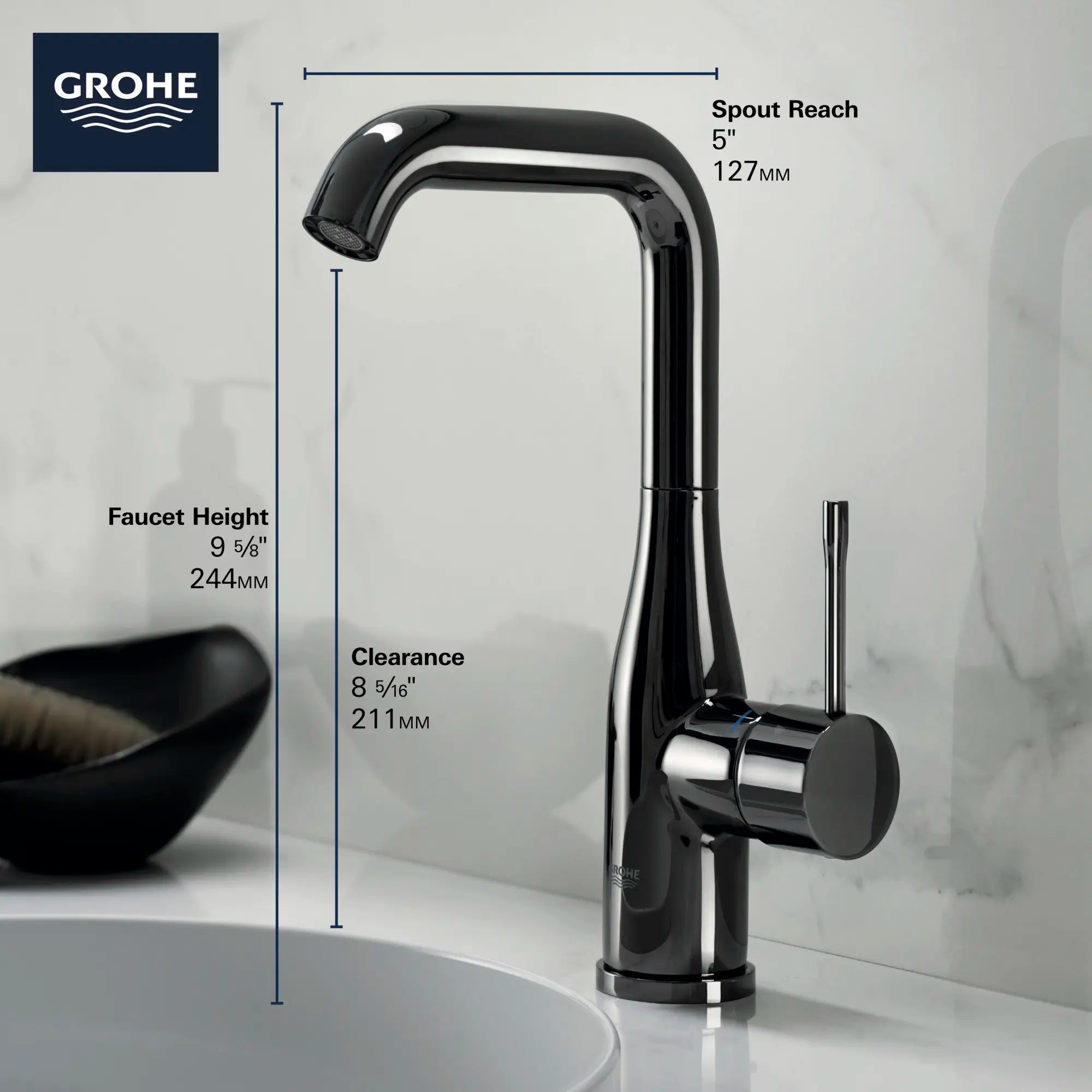 Single Hole Single-Handle L-Size Bathroom Faucet, 1.2 GPM (4.5 L/min) // GROHE STARLIGHT CHROME // 68640_GROHE_Infographics_Essence_Bath_OHM_L-Size_23486_F2_0_CDNwebp.webp