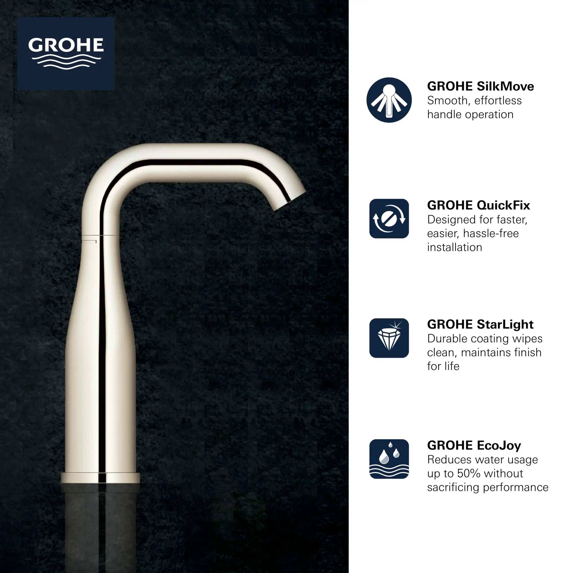 Single Hole Single-Handle M-Size Bathroom Faucet, 1.2 GPM (4.5 L/min) // GROHE STARLIGHT CHROME // 68641_GROHE_Infographics_Essence_Bath_OHM_M-Size_23485_F1_0_CDNwebp.webp