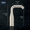 [2348500A] Single Hole Single-Handle M-Size Bathroom Faucet, 1.2 GPM (4.5 L/min) - GROHE StarLight Chrome