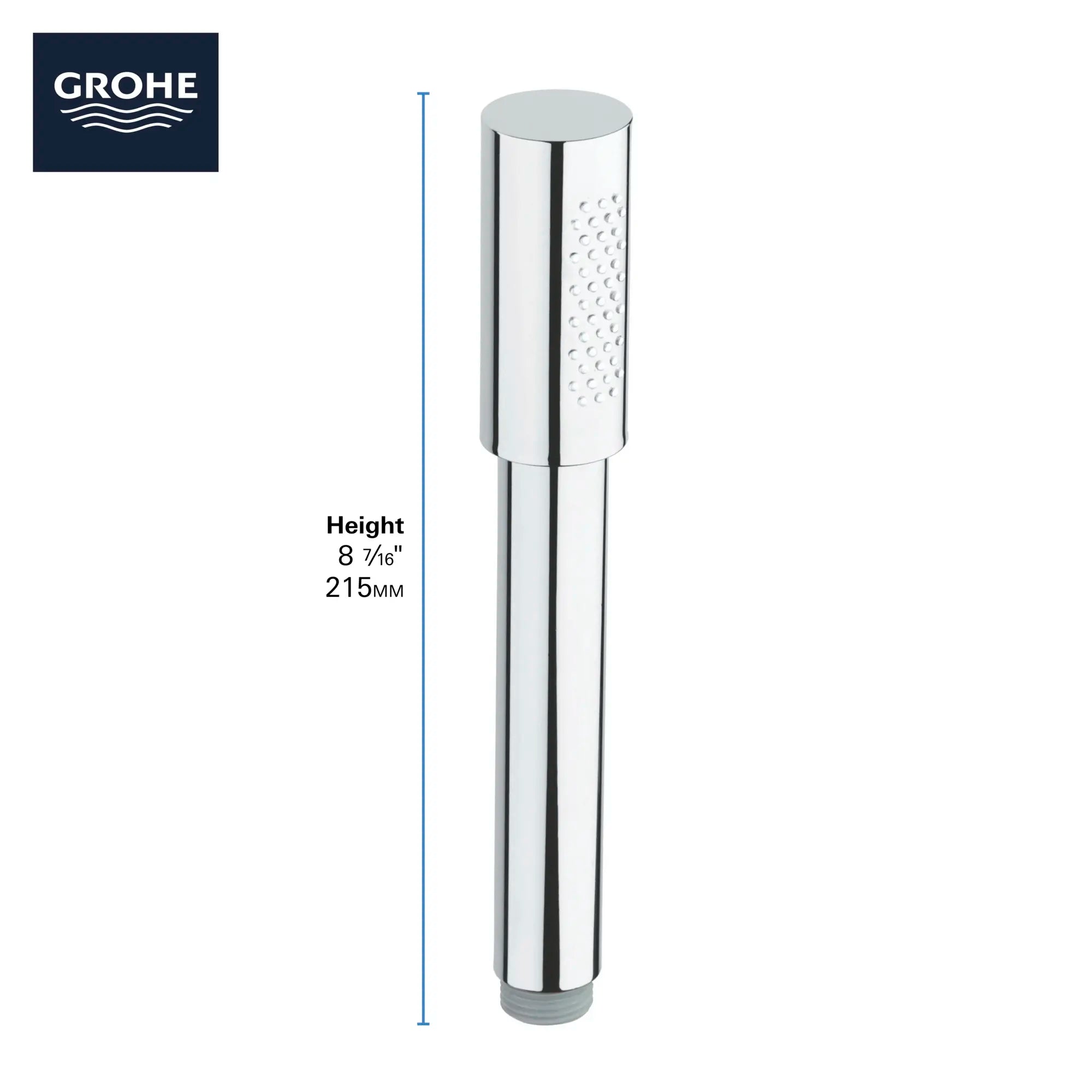 Stick Hand Shower - 1 Spray, 2.5 gpm // GROHE STARLIGHT CHROME // 68691_GROHE_Infographic_Sena_28341_F1_0_CDNwebp.webp