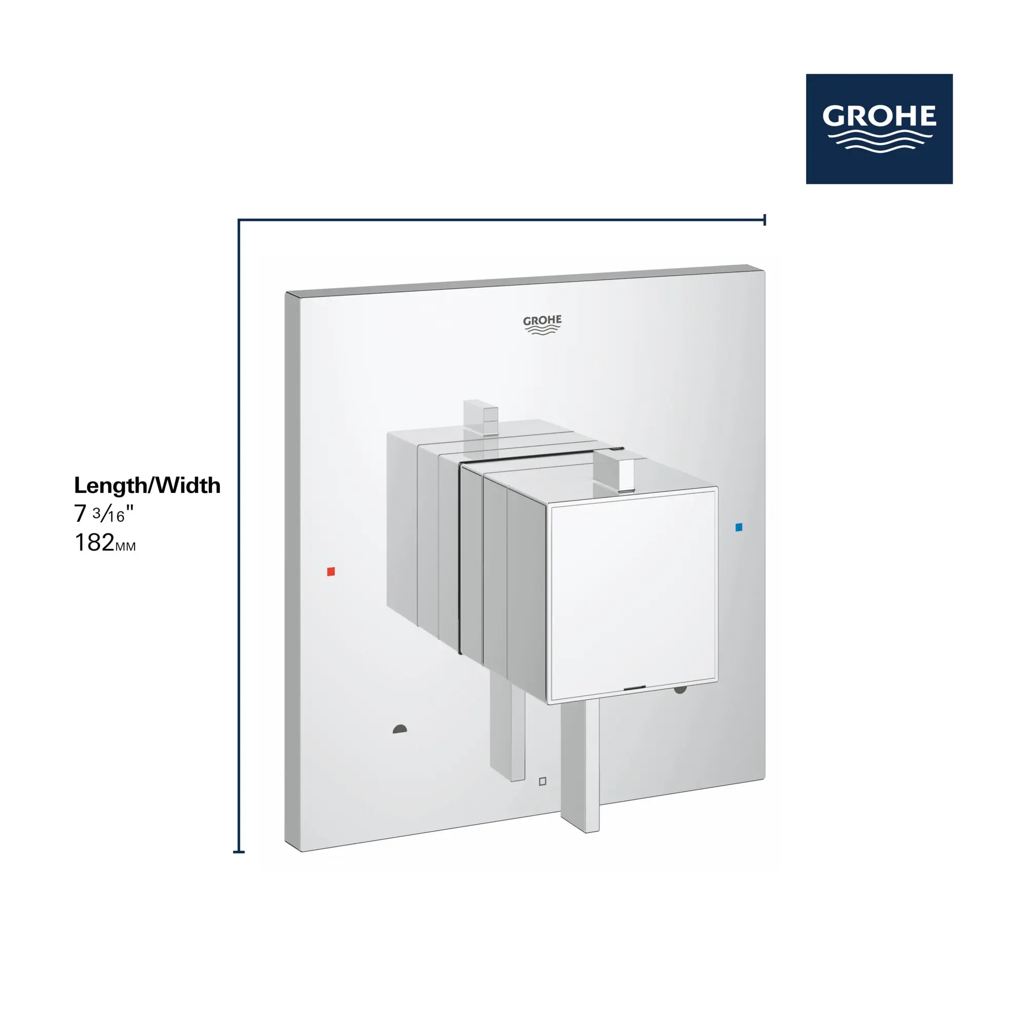 Dual Function Pressure Balance Trim // GROHE STARLIGHT CHROME // 68807_GROHE_Eurocube_Trims_19925_0_Infographics_2_0_CDNwebp.webp