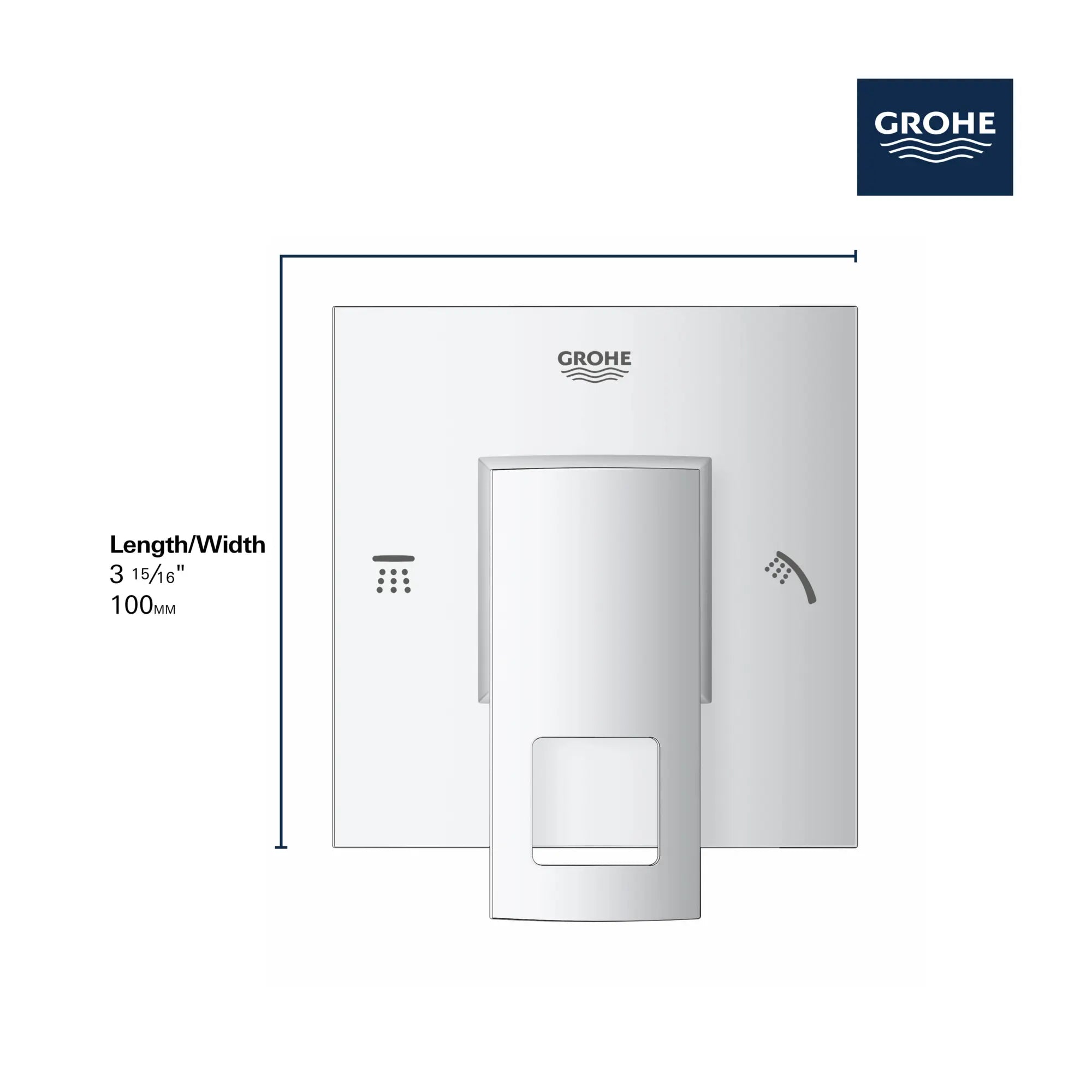 2-Way Diverter Trim // GROHE STARLIGHT CHROME // 68814_GROHE_Eurocube_Trims_29218_1_Infographics_2_0_CDNwebp.webp