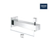 [13307000] Diverter Tub Spout - GROHE StarLight Chrome