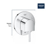 [29222003] 3-Way Diverter Trim - GROHE StarLight Chrome