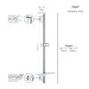 [26602EN0] Rainshower SmartActive 24" Shower Rail - Brushed Nickel InfinityFinish