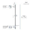 [26603A00] Rainshower SmartActive 36" Shower Rail - Hard Graphite