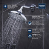 [26789000] Shower Head, 6-1/2" - 3 Sprays, 1.75 GPM (6.6 L/min) - GROHE StarLight Chrome