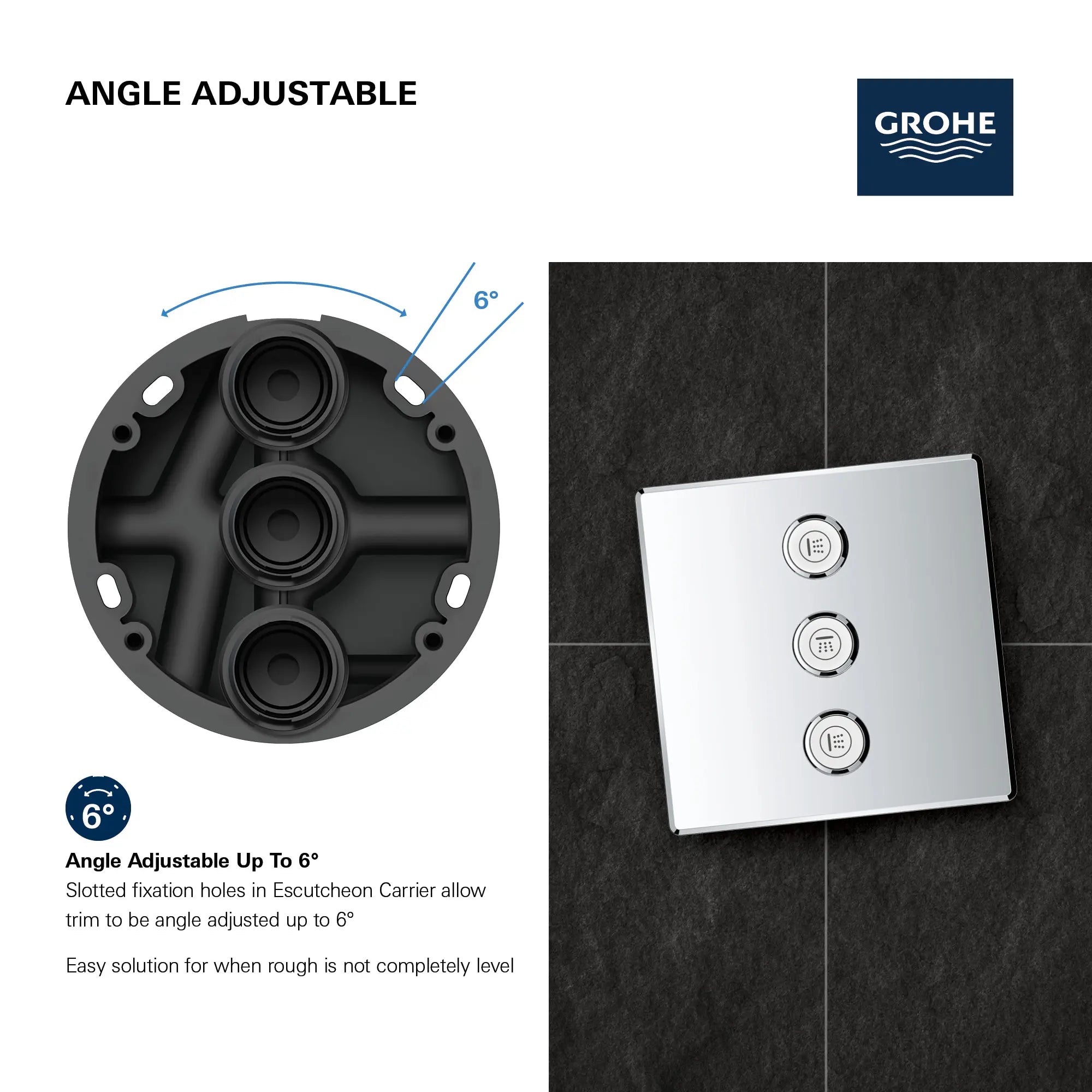 Triple Volume Control Trim // GROHE STARLIGHT CHROME // 69170_GROHE_SmartControl_Square_29127000_Triple_Volume_Info_3_0_CDNwebp.webp